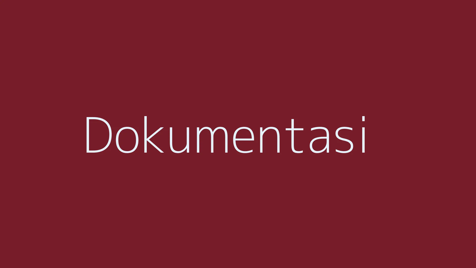 Documentation