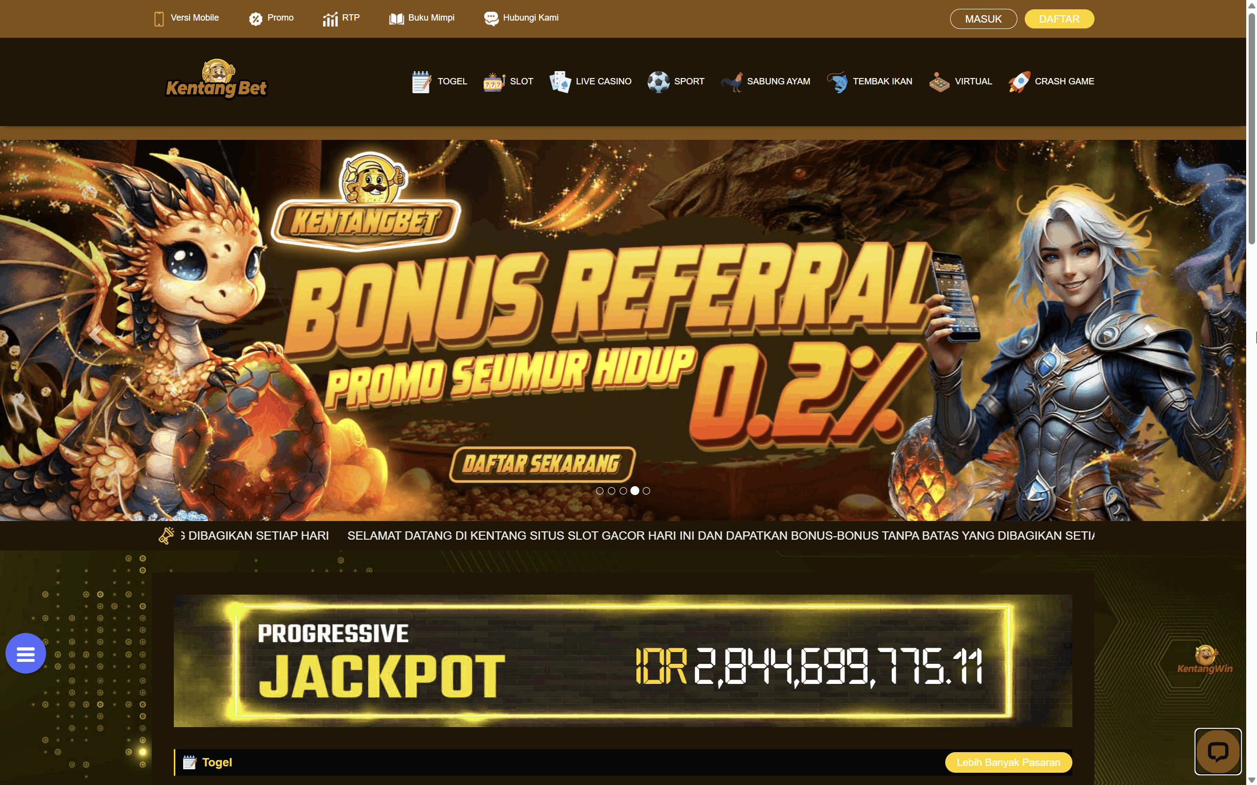 Script Web Slot KentangBET - Platform Casino Online Premium Theme