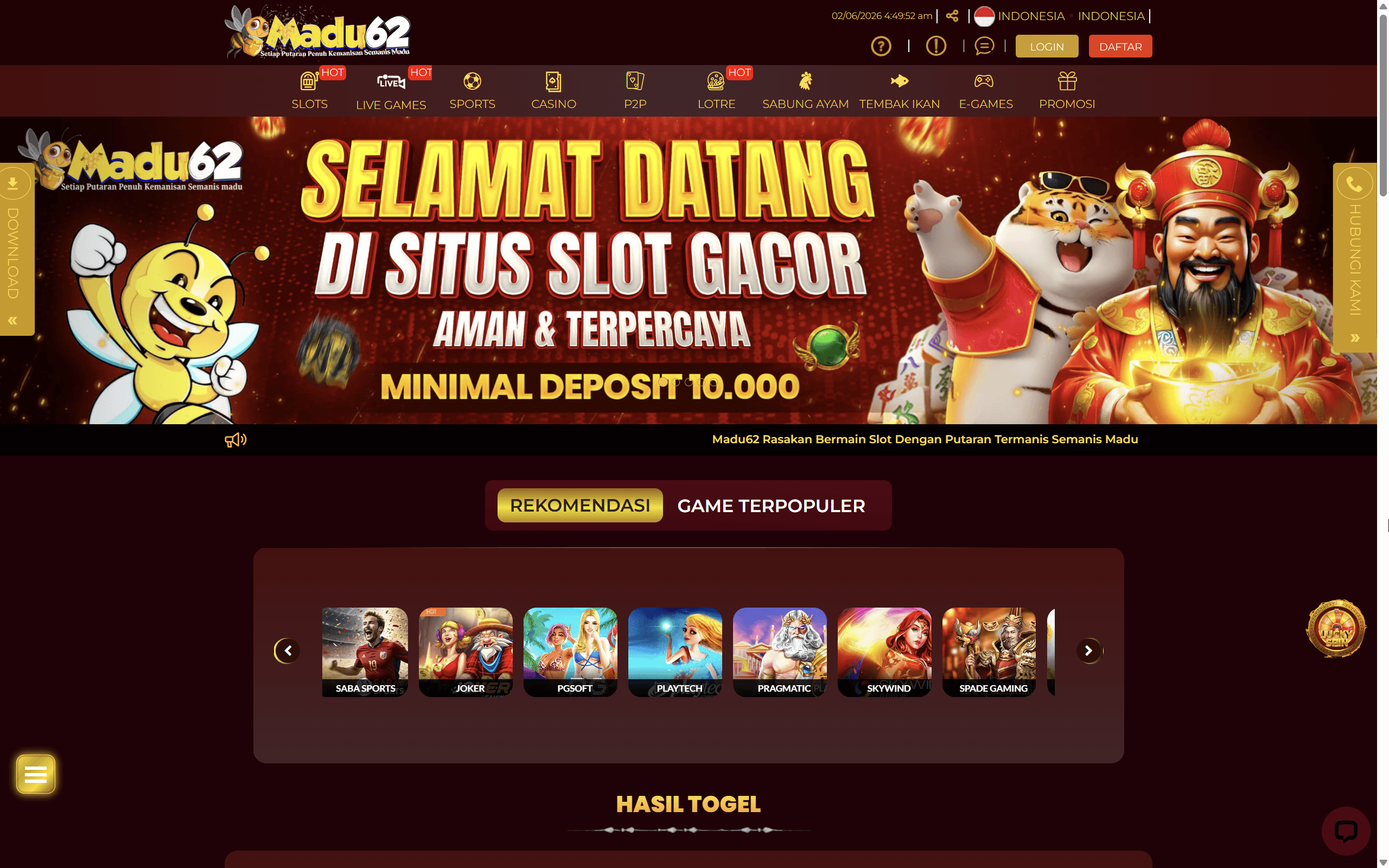 Honey62 Casino Script